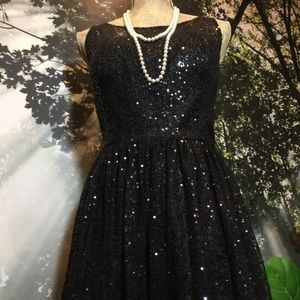 Dressy Cocktail Dress Sequins Black Party MXI Cute